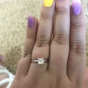 My graduation nails that turned into engagement nails!