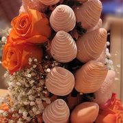 Chocolate covered strawberry tower