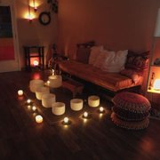 Sound healing and moon ceremony
