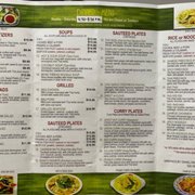 Dinner Menu (as of 3/6/23)