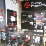 We've got Ingersoll Rand and Chicago Pneumatic air tools for sale.