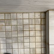 Before light grout cleaning in primary bathroom shower