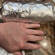 Huge veggie burrito