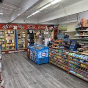 the inside of the store
