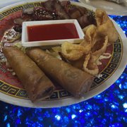 Appetizer Combo and Sizzling Rice Soup