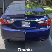 Before and after of a simple wash and wax!