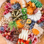 a platter of food