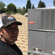 With this new AC installed by Story Heating and Air these customers are sure to keep comfortable in the upcoming hot summer months!
