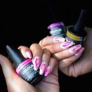 Sculpture l&p with gel polish art