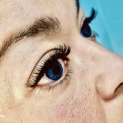 Volume eyelashes extensions