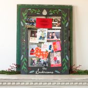 Personalized Christmas Card Display