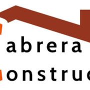 the logo for cabrera construction