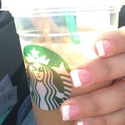 French manicure Starbucks