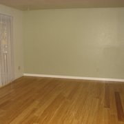 Living room with accent wall