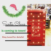 Drop off your letters to Santa! He will pick them up Friday, December 4th