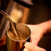 Steaming up some Chico Chai at Naked Lounge Chico