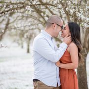 Engagement in the Almond Blossoms