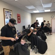 Donating free hair cuts, kids program