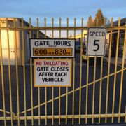 Great gate hours for easy access.