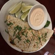 Chorizo and Goat Cheese Quesadilla