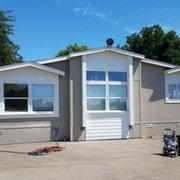 This house was painted during 110 degree heat.
