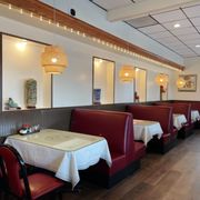 the interior of a restaurant