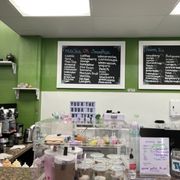menus on the wall