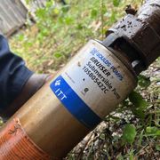 Replacing a submersible well pump for this customers residential water well.