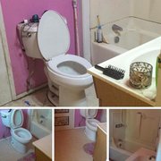 Bathroom before and after!