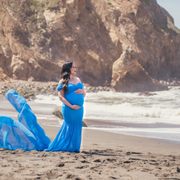 Maternity session at Rockaway beach