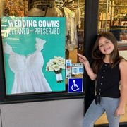 Professional cleaning and preservation for your wedding garments and intricate gowns.