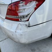 Bumper & Quaterbpanel Repair on 2013 Hyundai Equus