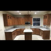 New Granite Kitchen with Eased Edge