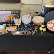 Using a variety of instruments to promote relief.