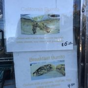 Menu items