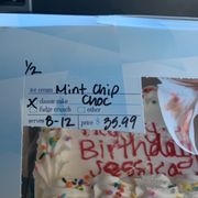 a birthday cake in a box