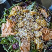 Roasted beet salad, add salmon 4.15.23