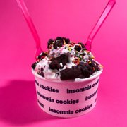 a cup of ice cream