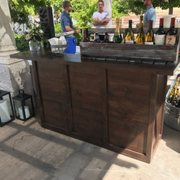 Bar ready for the wedding