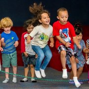 Rainy day? KidsPark is a great place for the kids to get their wiggles out while playing on our indoor play structure.