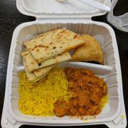 Insanely small portion. You could get twice this much food for less money at most nearby restaurants. (This was about $10 after tax)