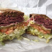 Hot Pastrami Sandwich