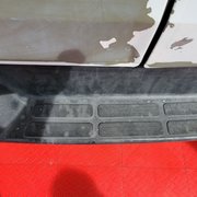 Destroyed back bumper, and now all my paints gone off my van, and it isn't wrap, and he took my money