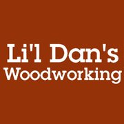 a brown background with the words li'l dan's woodworking