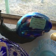 Super cool snail lamp!