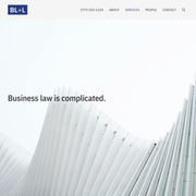 Website design concept: Bendini Lambert and Locke -- bendini.wpengine.com
