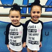 The cutest sisters in Saturday's Lil Hip Hop class!