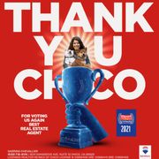 Thank you, Chico, for voting me Best Realtor for the 5th consecutive year!