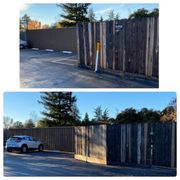 A corner reduction to the parking lot at the COFFEE RANCH. No more traffic!