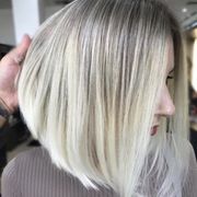 Classic blond bob